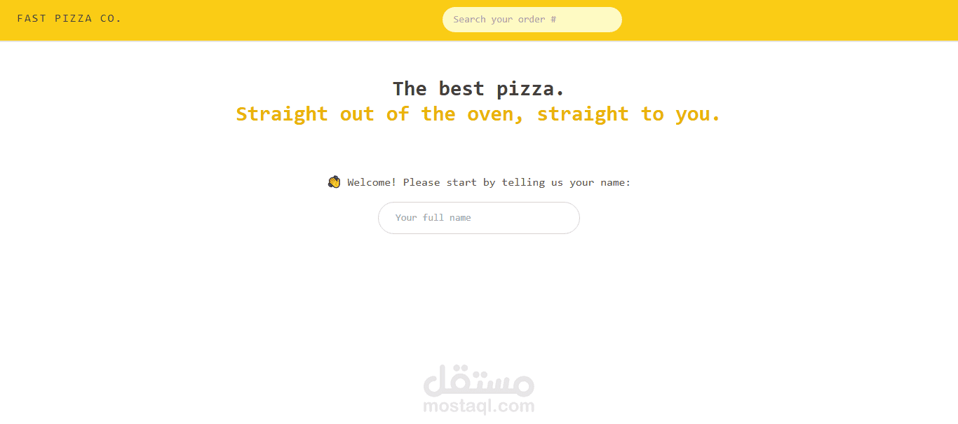 Fast React Pizza Co. - Responsive E-Commerce & Dynamic Cart Application
