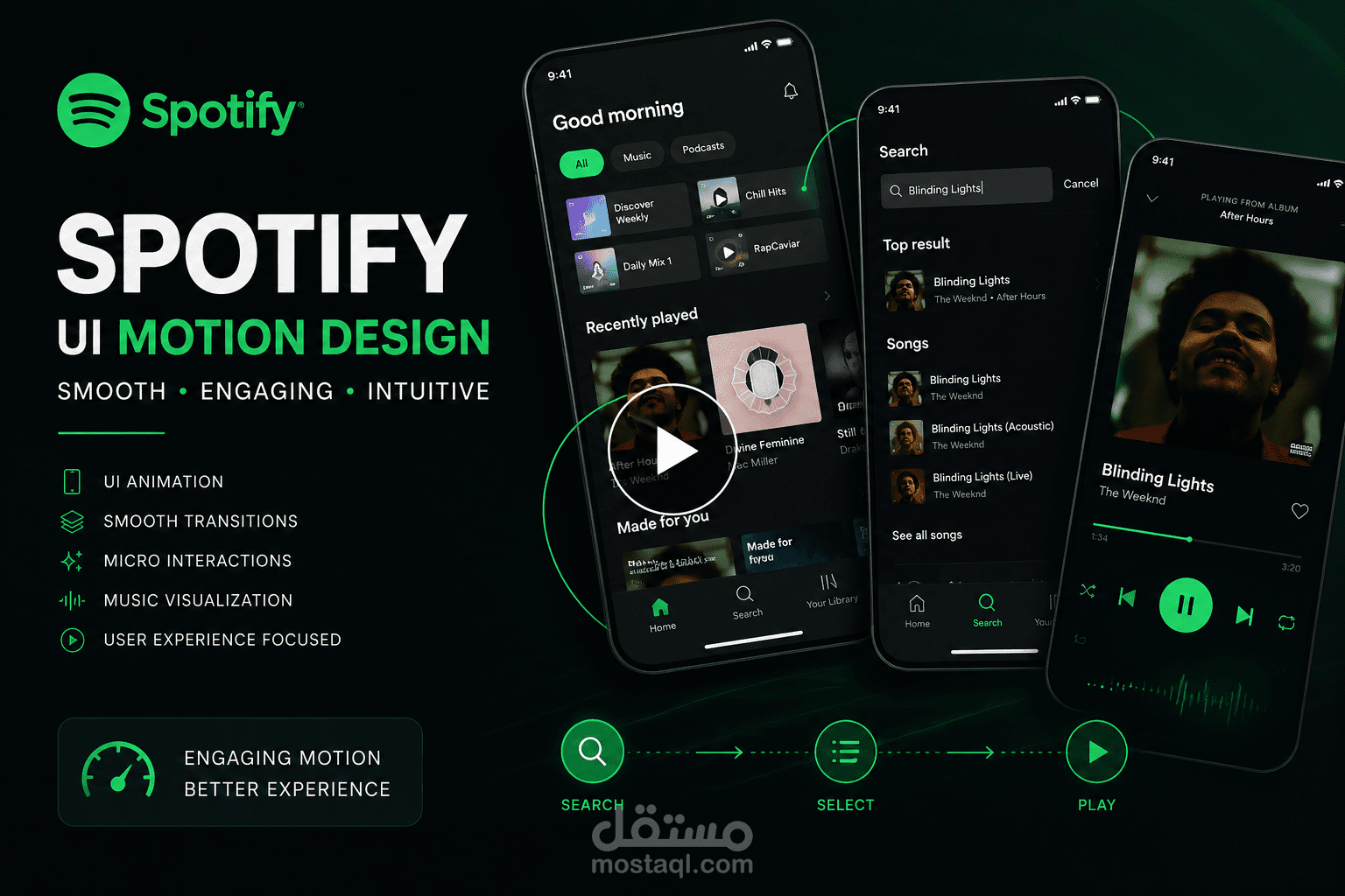 Spotify_Ui Motion Graphics