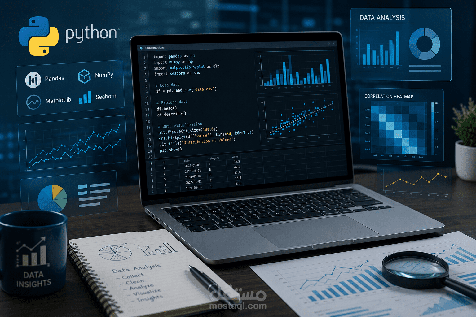 تحليل البيانات باستخدام Python