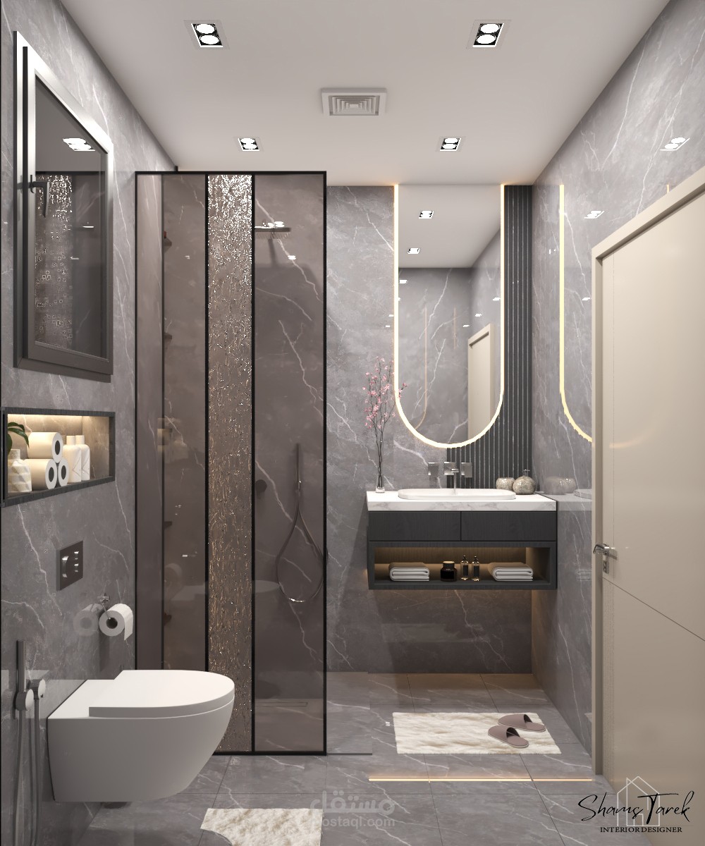 تصميمات الحمامات و المطابخ