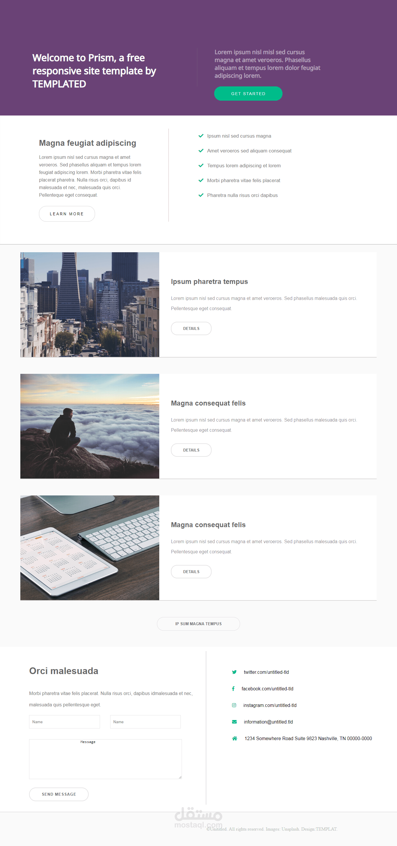 نموذج باستخدام Html, CSS
