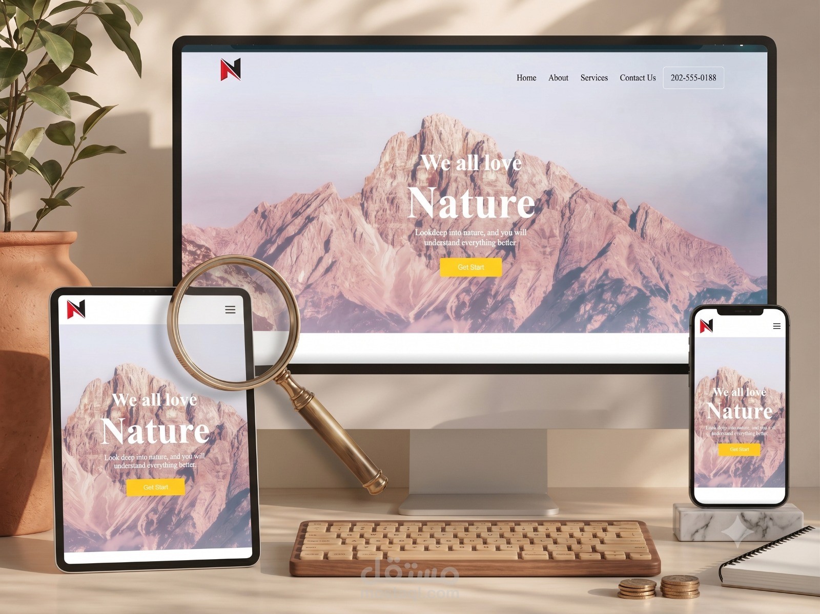 Modern Business Landing Page