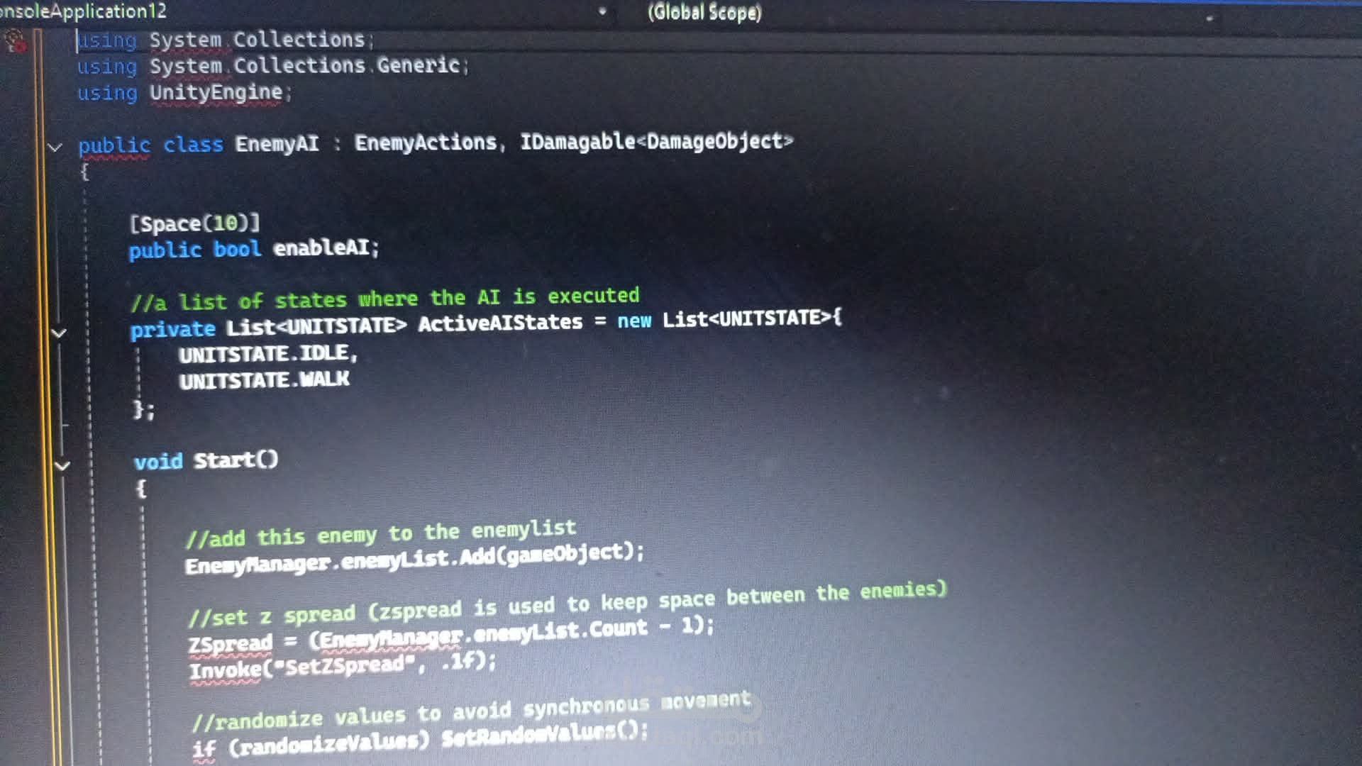 Online programming contribution to the development and refinement of mechanics for a multiplayer Android game.