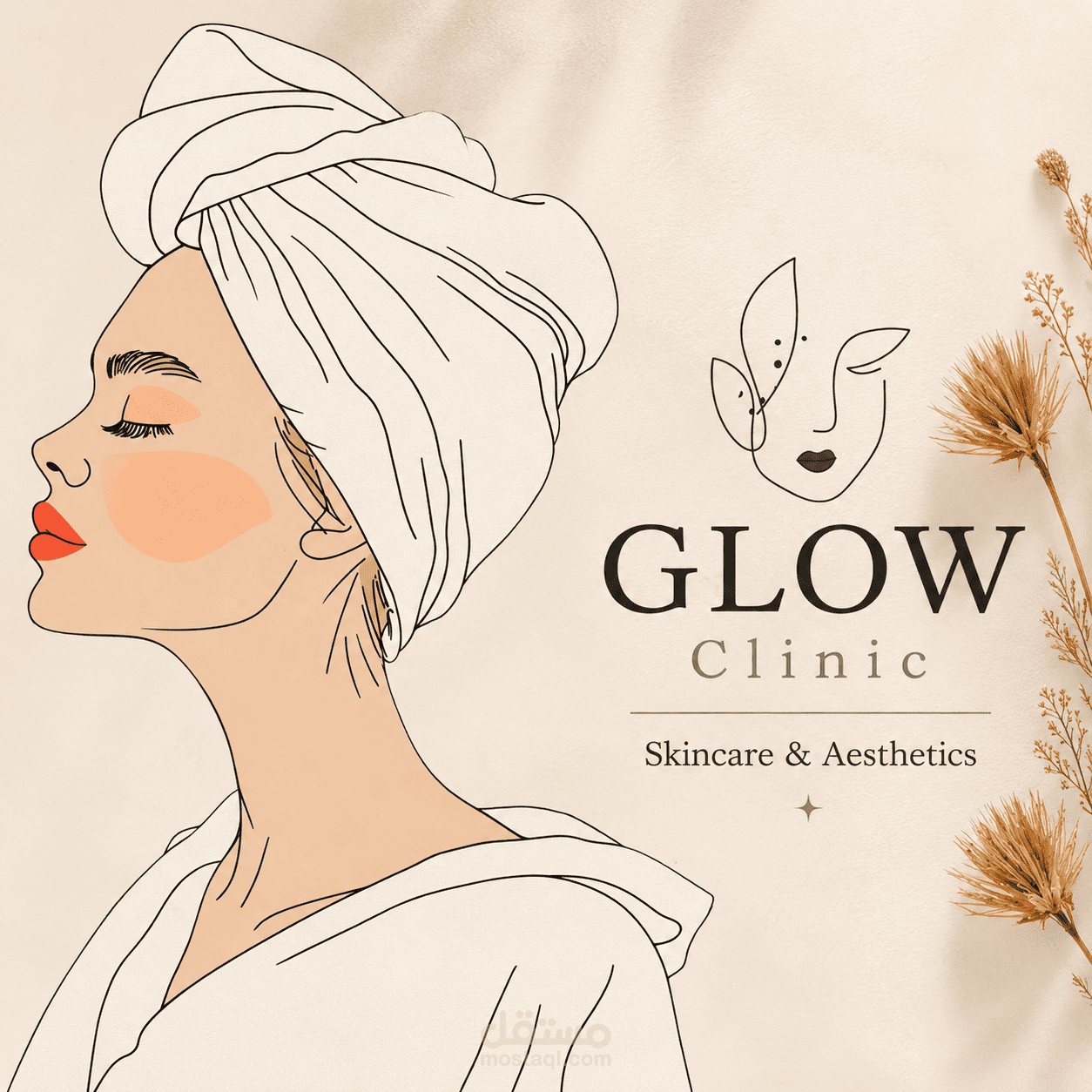 Glow Clinic – Brand Identity Design