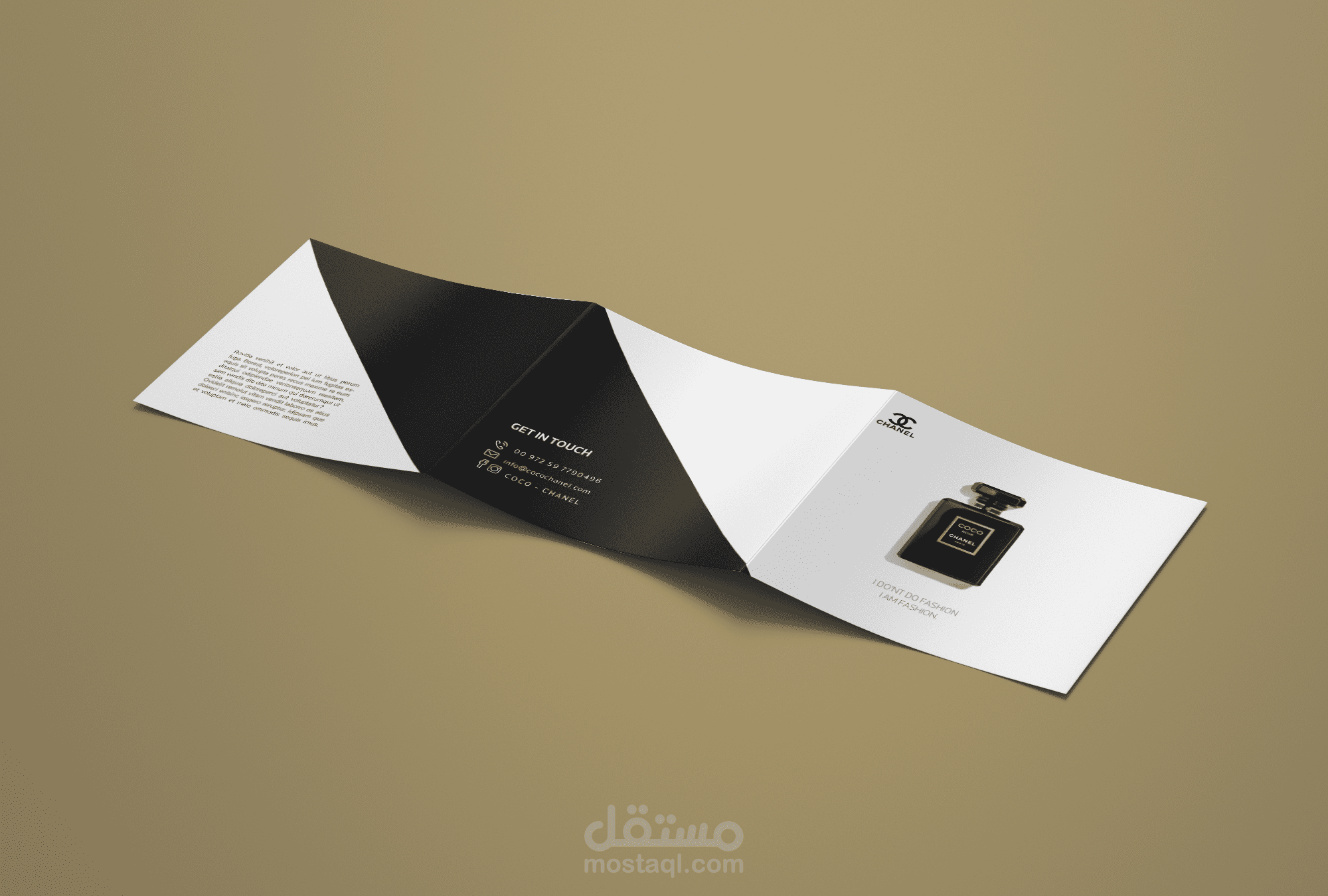 مطويات مقاسات A4/DL/Square