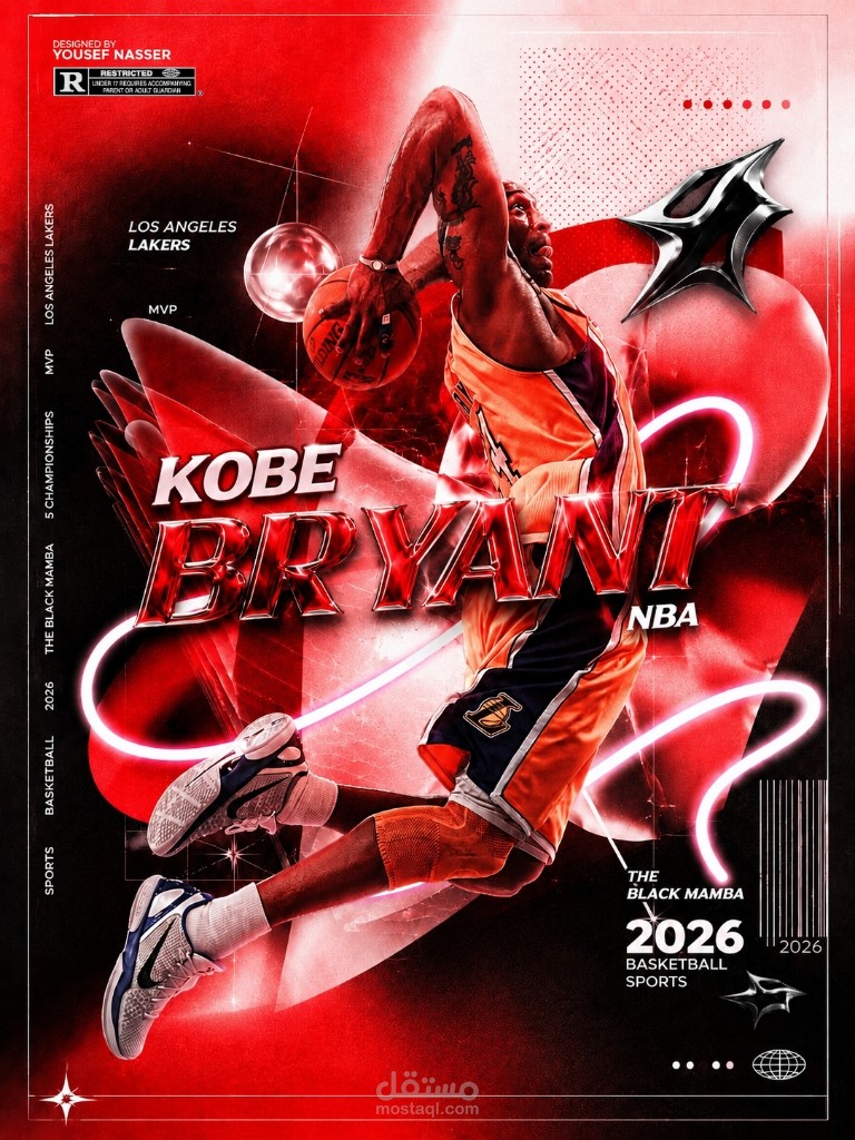Sports Poster Design - Kobe Bryant
