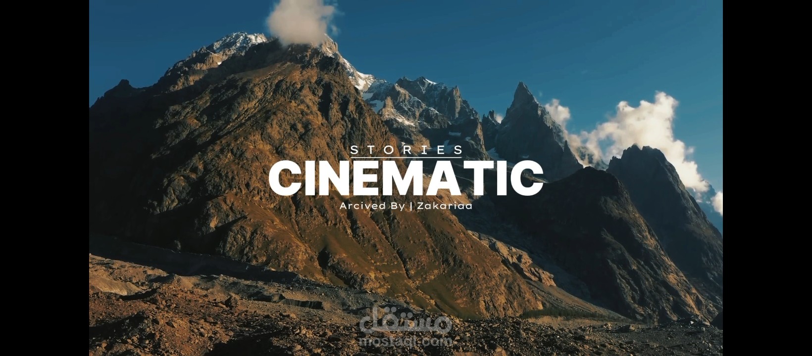 مونتاج فيديو سينمائي لمناظر طبيعية وسياحية
