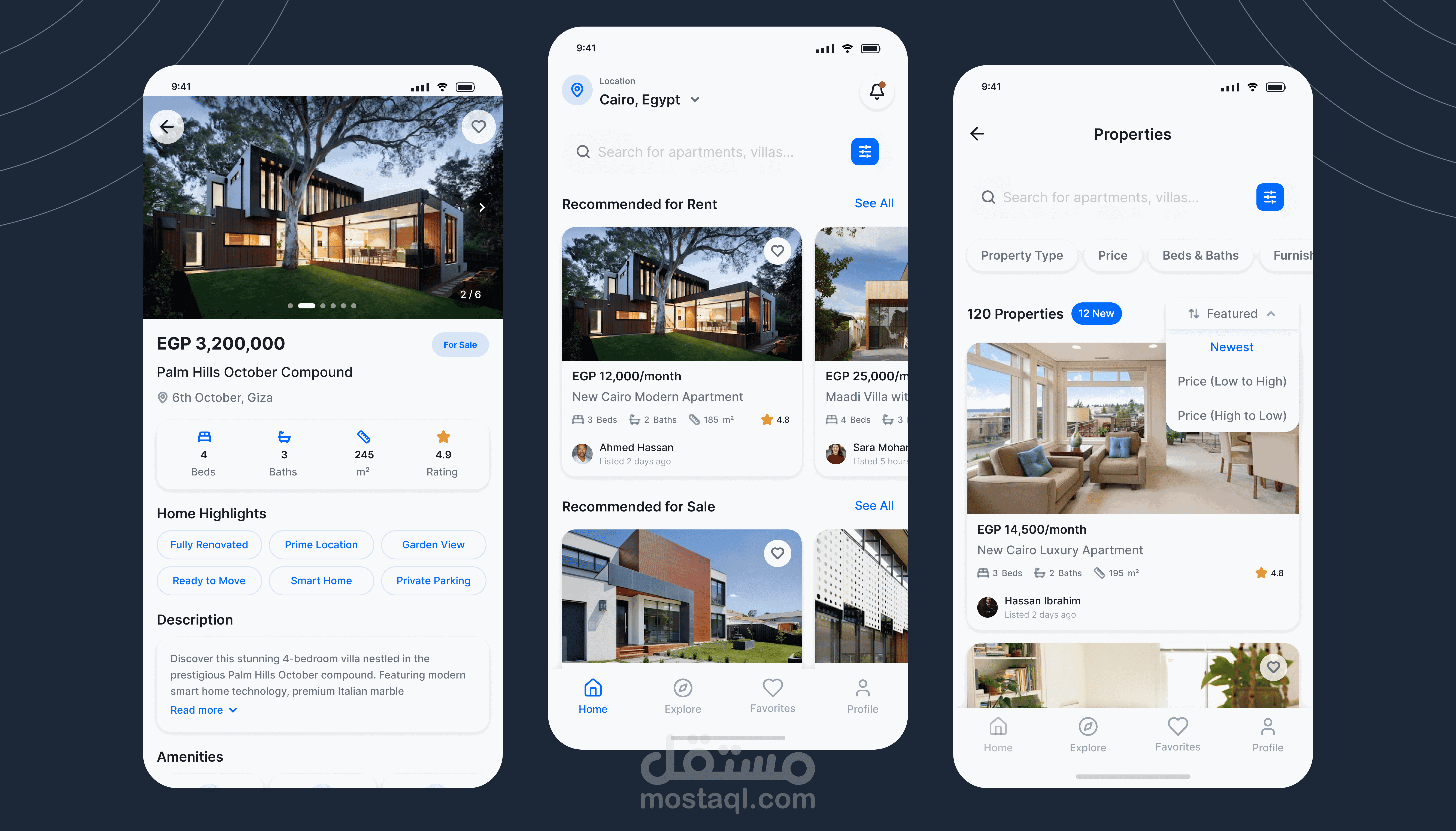 تصميم واجهات تطبيقات الموبايل باستخدام Figma