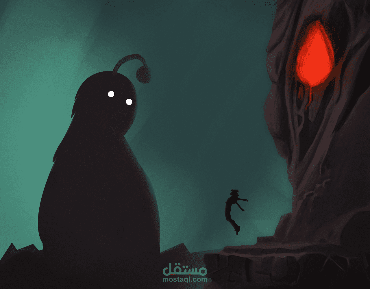 "Monster" Digital panting