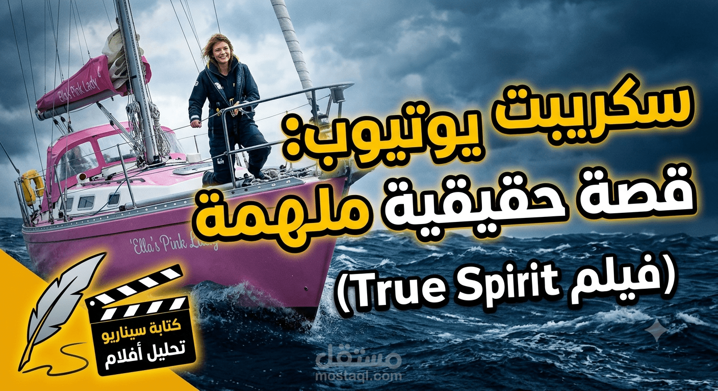 نموذج كتابة سكريبت يوتيوب مشوق لفيلم (True Spirit)