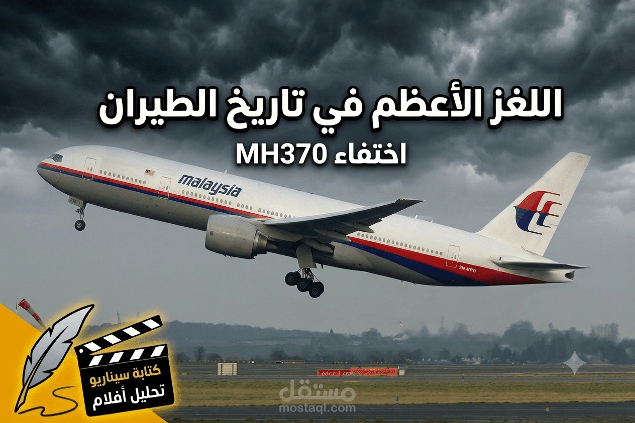 سكريبت وثائقي غامض: التحقيق في اللغز الأعظم بتاريخ الطيران (MH370)