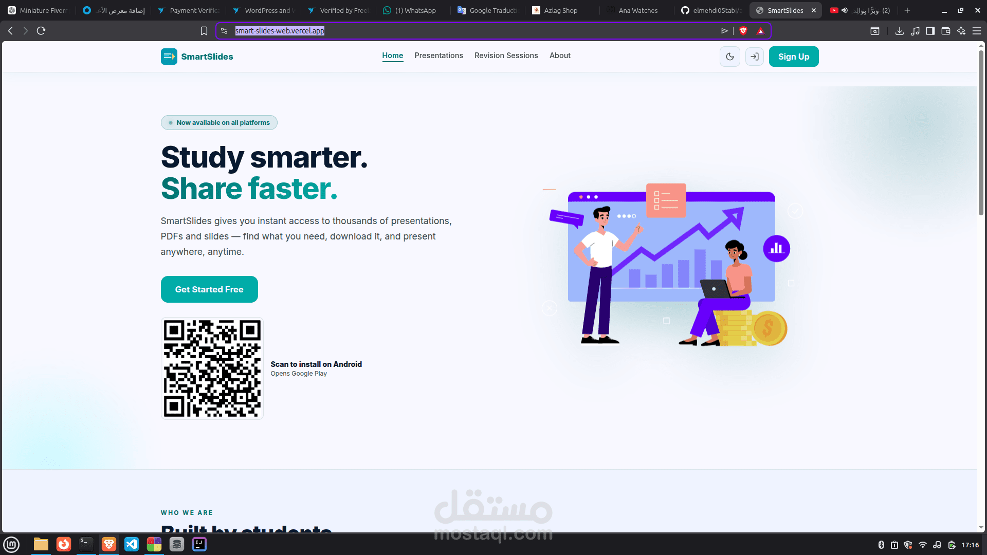 Smart Slides – منصة إنشاء العروض التقديمية الذكية