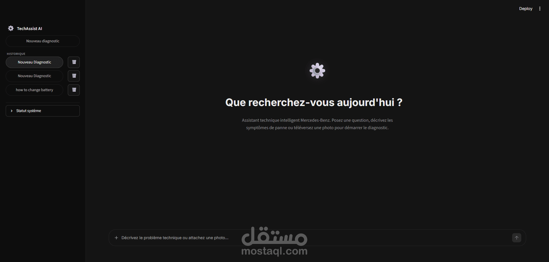 روبوت محادثة ذكي (Multi-Agent) لتشخيص وحل أعطال السيارات بتقنية RAG
