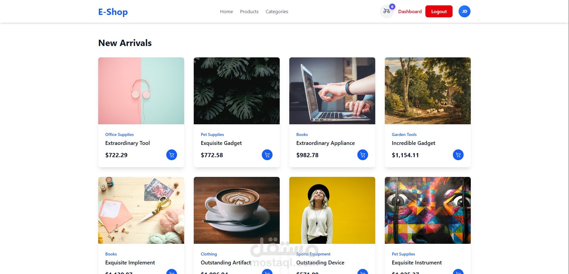 منصة تجارة إلكترونية متكاملة تعتمد على معمارية Microservices