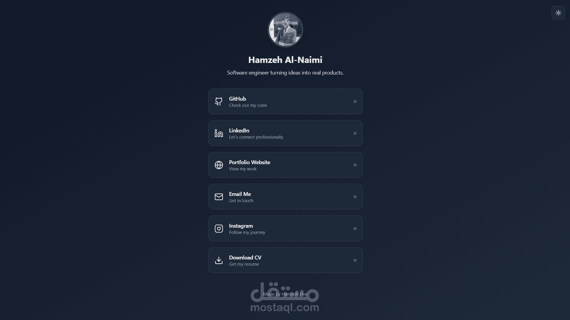 Personal Linktree