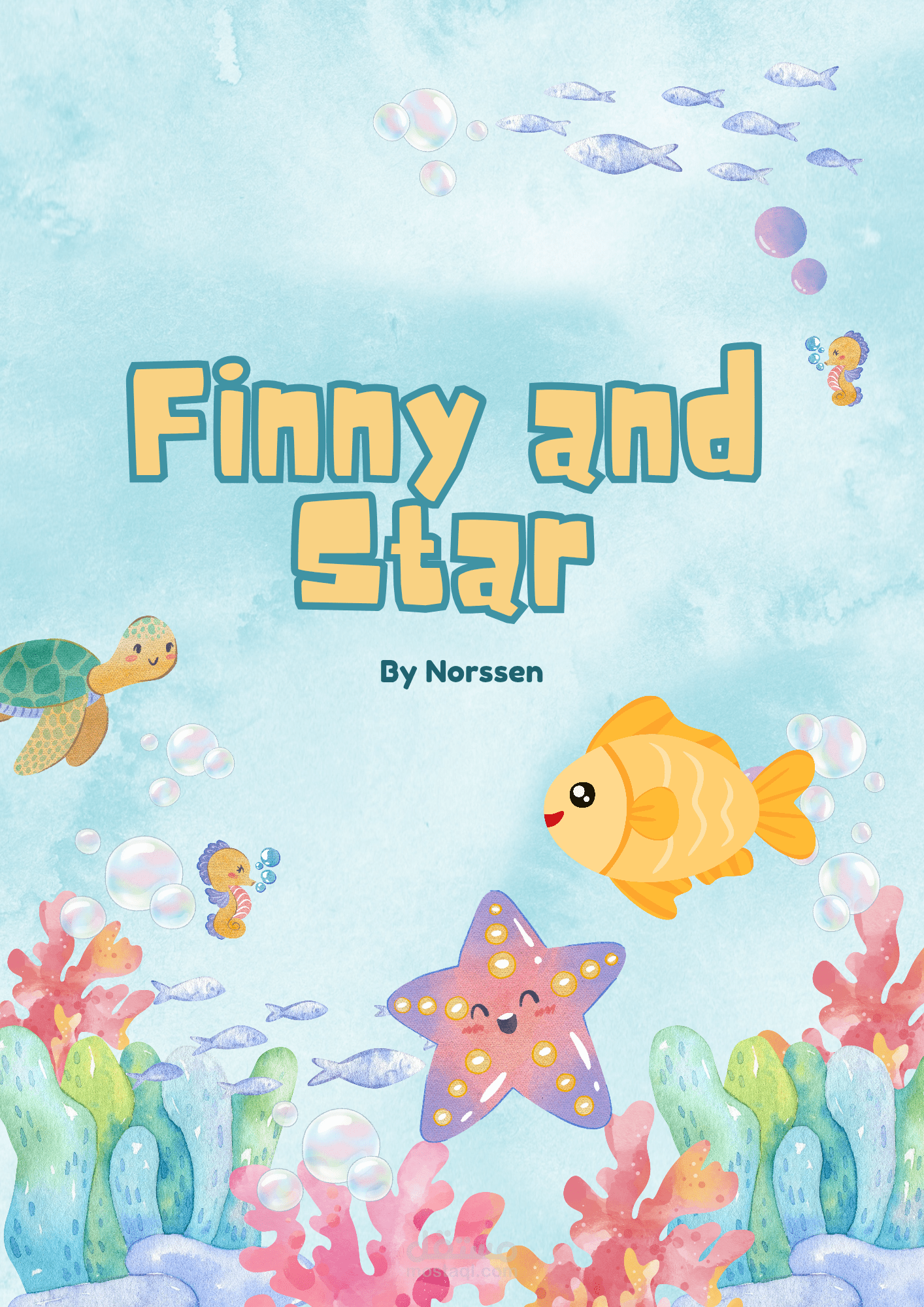 قصة أطفال مصورة ومُخرجة بالكامل: Finny and Star