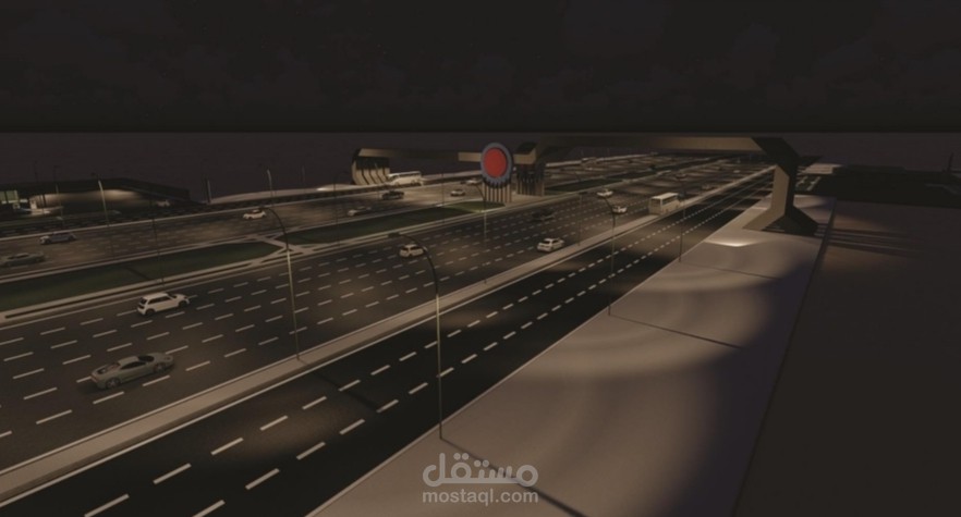 تصميم بوابة دخول لمدينة السويس