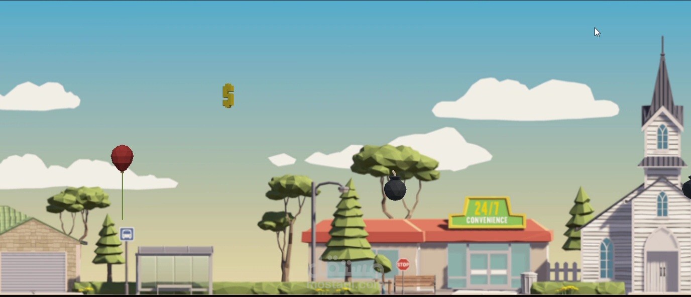 Balloon & Cash: Bomb Dodge
