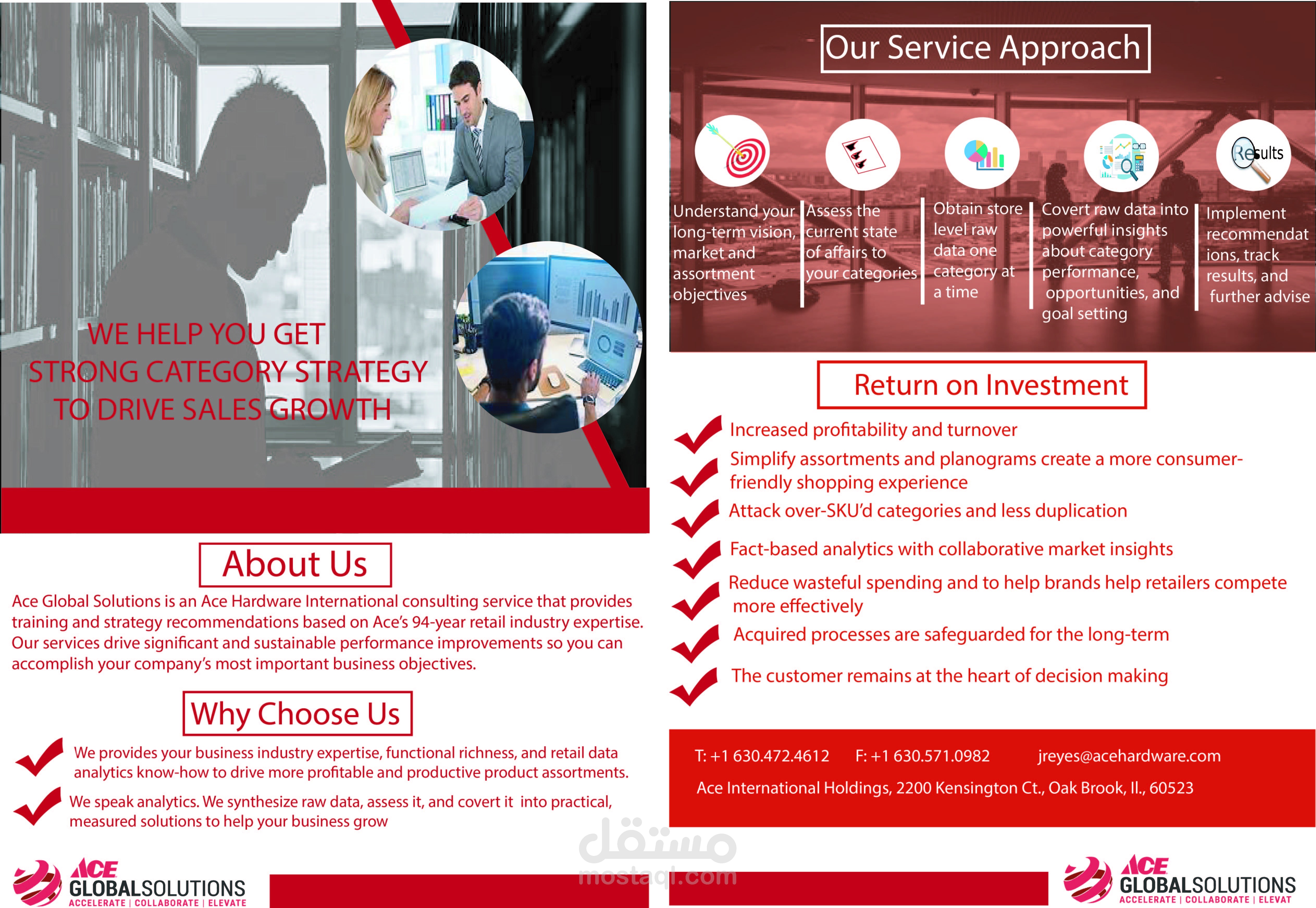 Simple business flyers