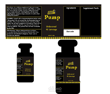 Simple supplement label