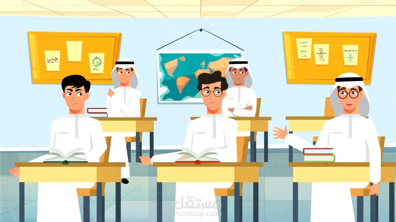 مشروع موشن جرافيك- برنامج واثق