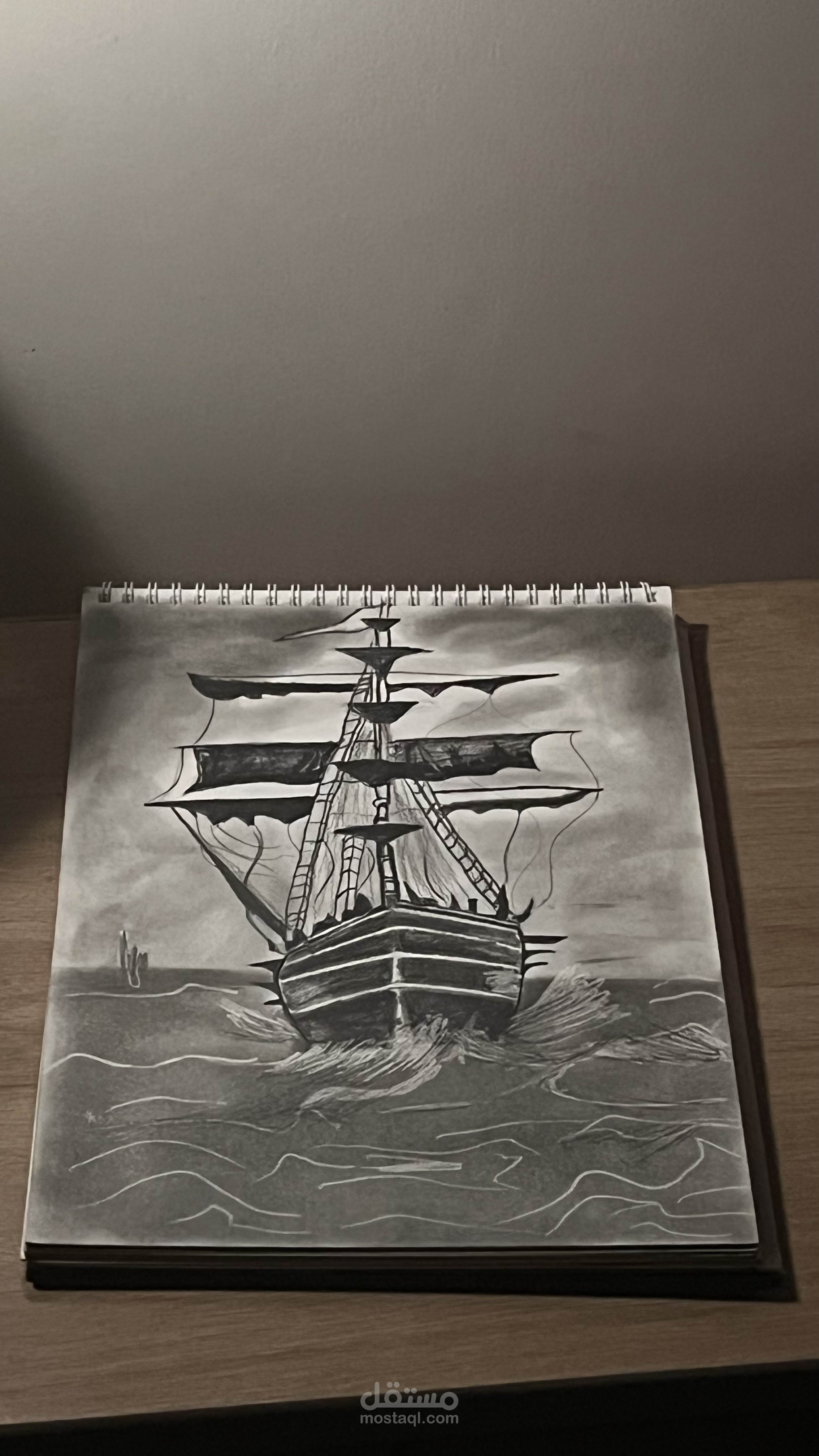 رسم صامت بالرصاص
