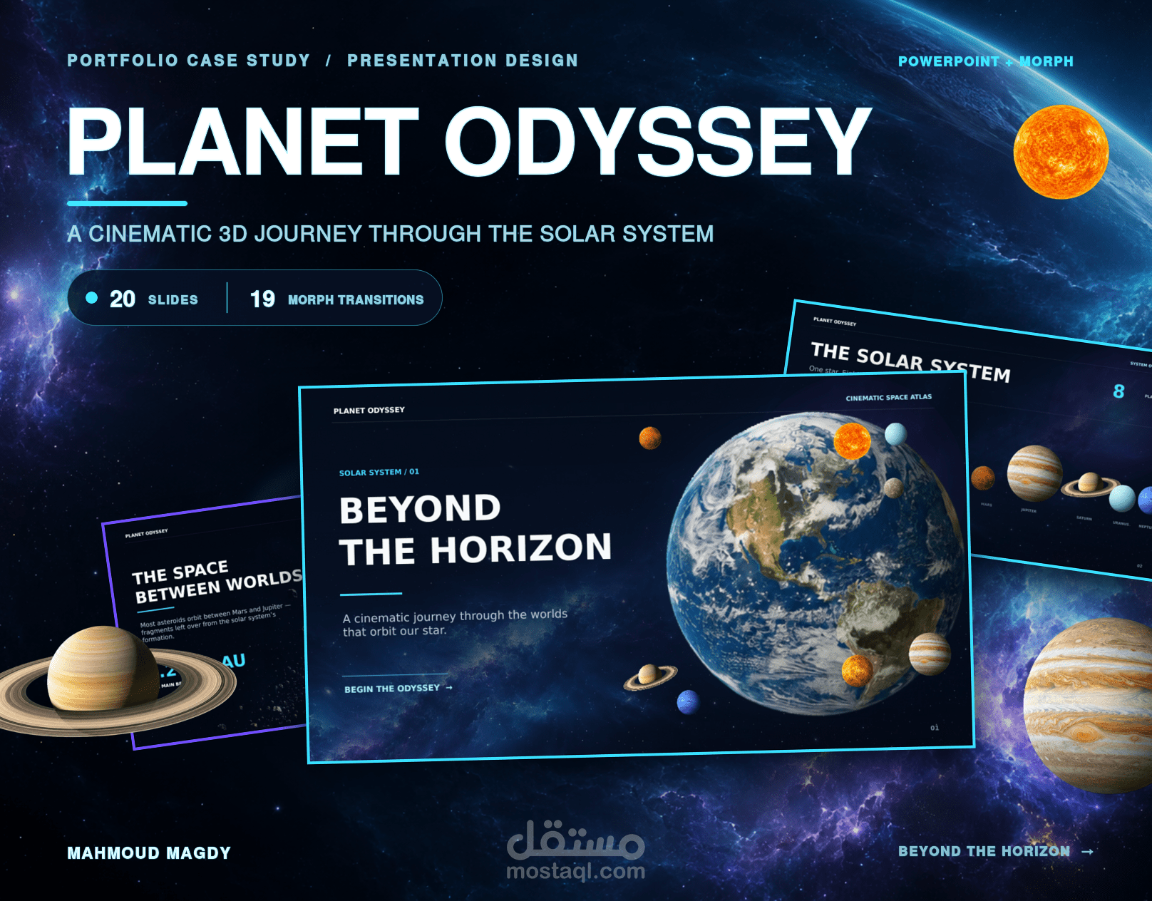 Planet Odyssey | عرض بوربوينت فضائي سينمائي