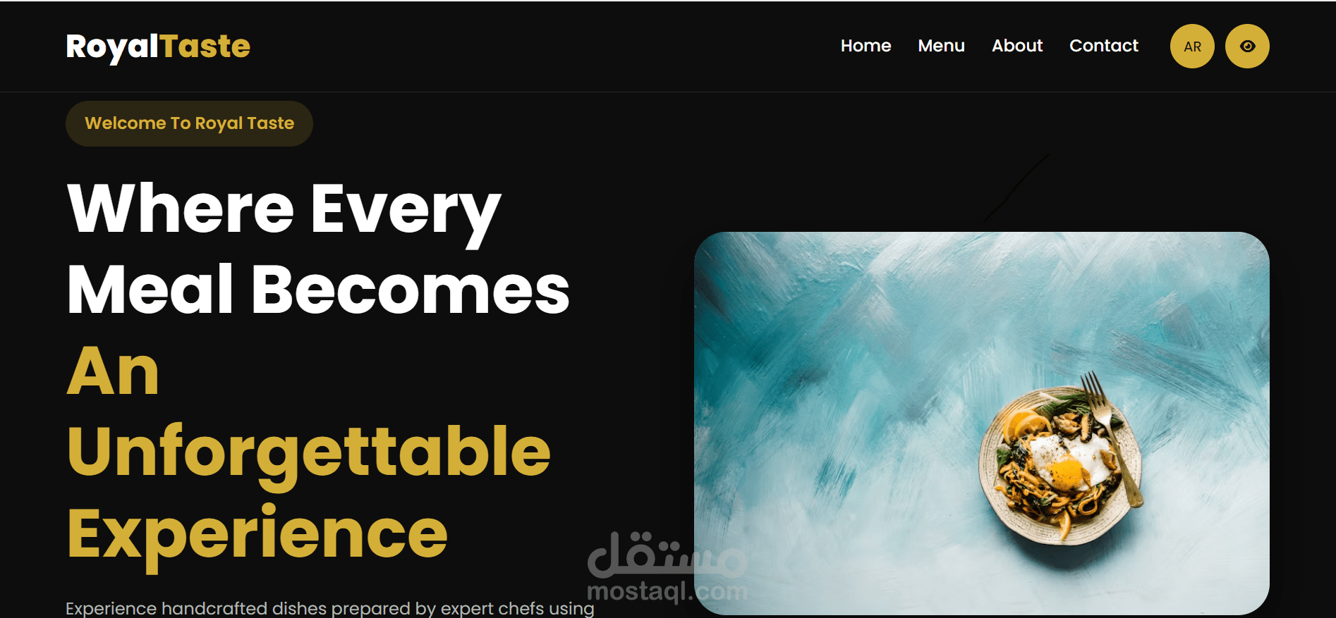 Royal Taste | تجربة طعام فاخرة
