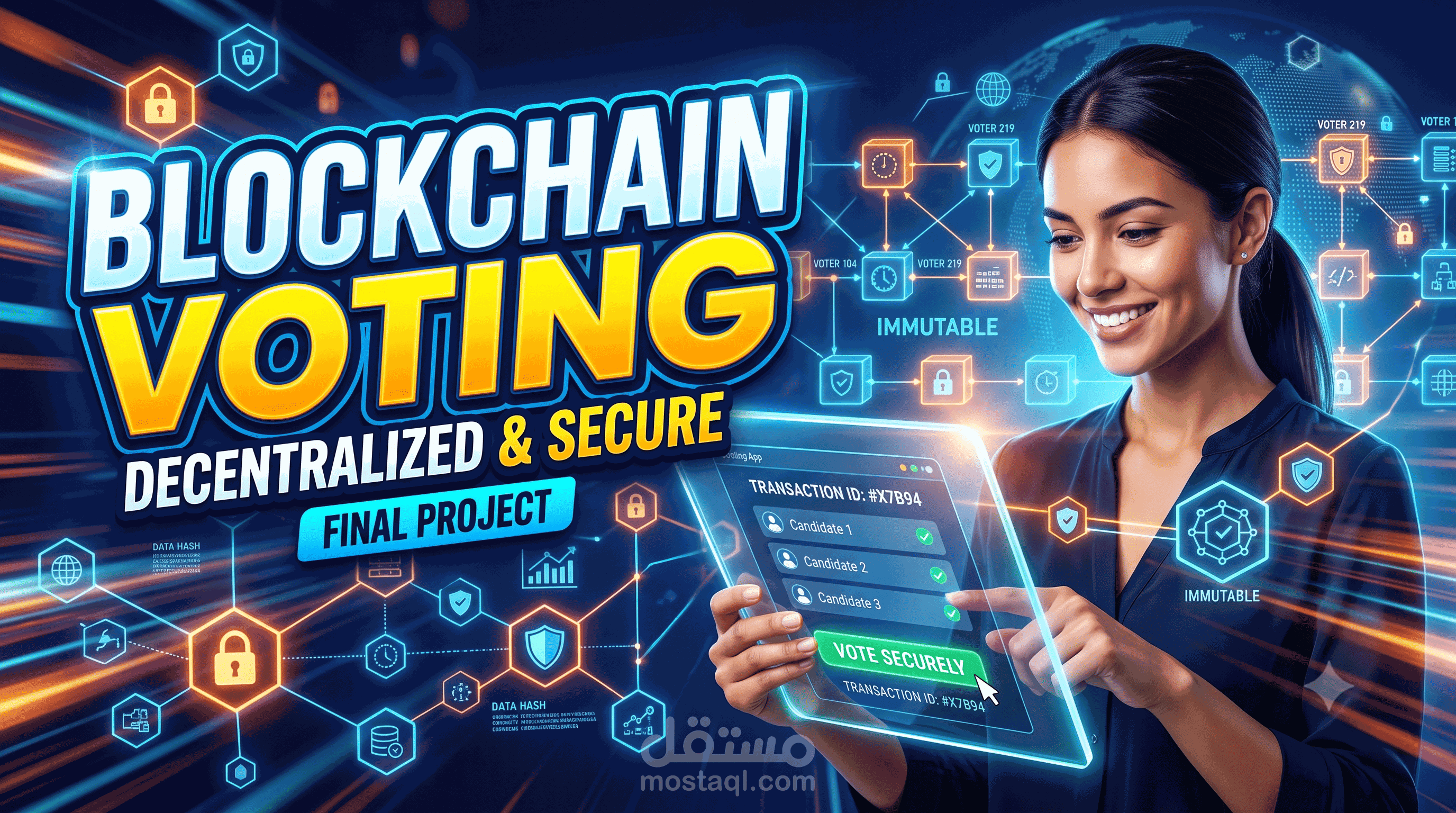 Decentralized Voting System using Blockchain