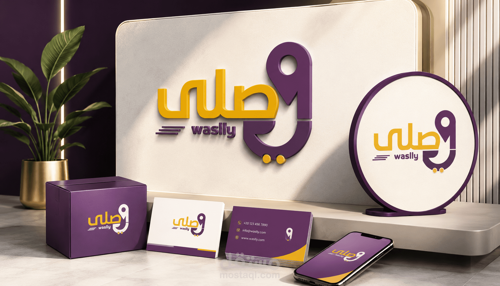 تصميم شعار احترافي لعلامة "وصلي"