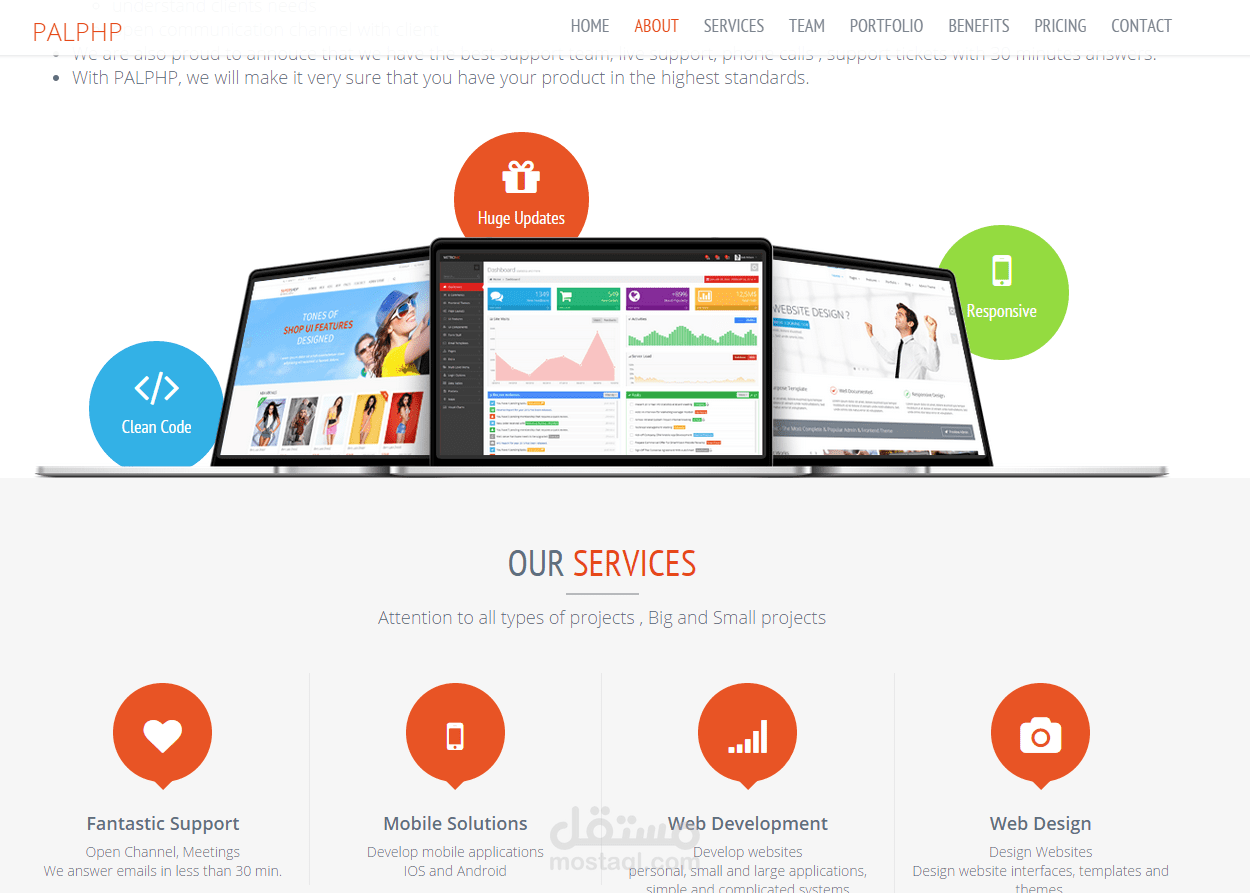 شركة PalPHP لتطوير مواقع الانترنت