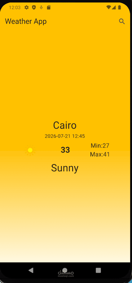 weather app