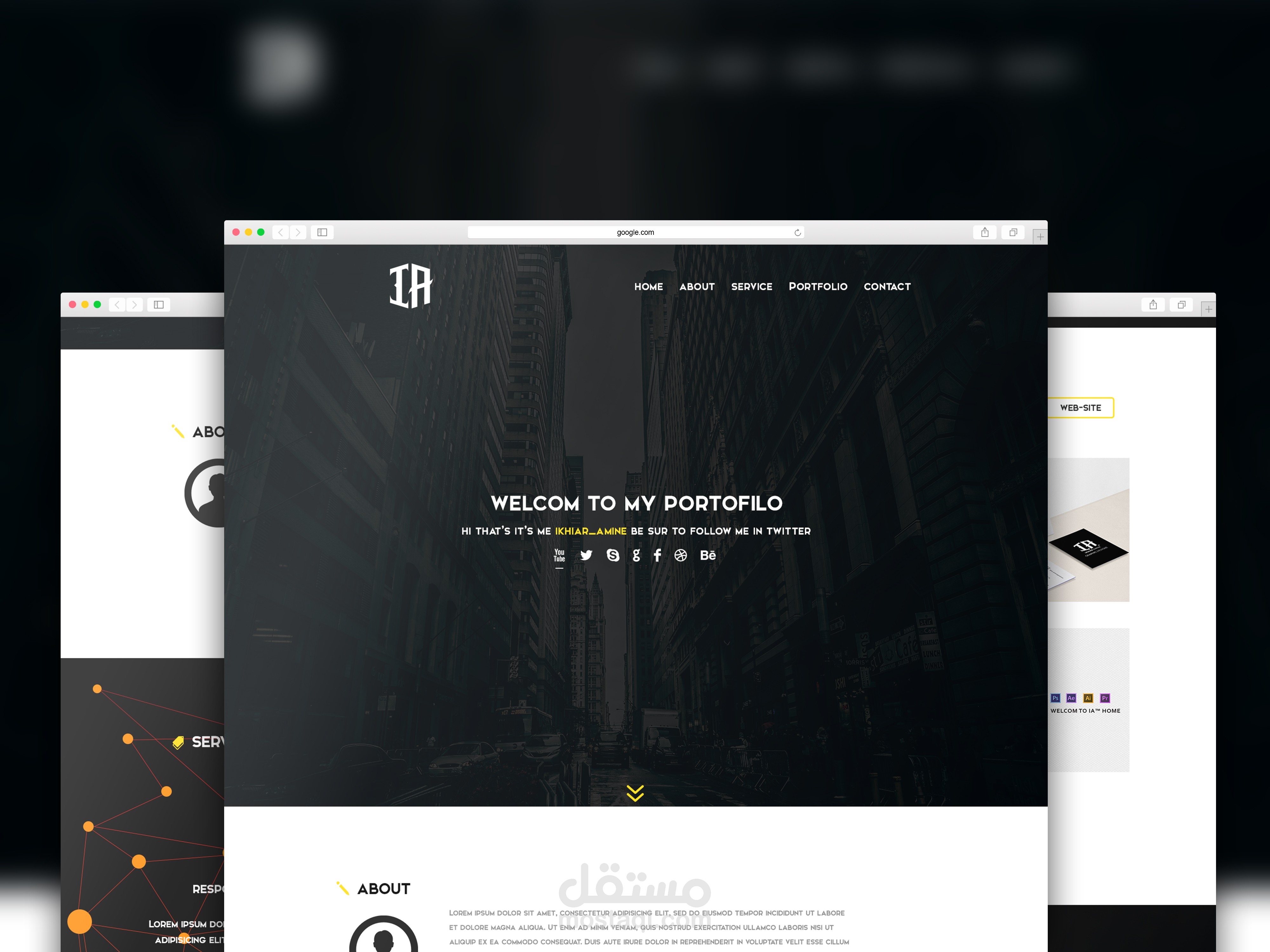 تصميم موقعي الخاص