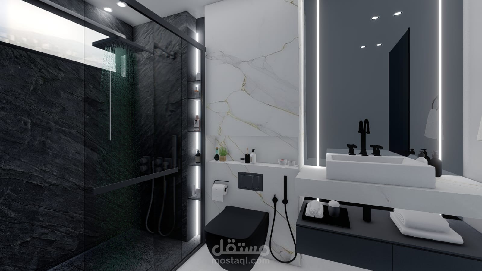 تصميم حمام ماستر