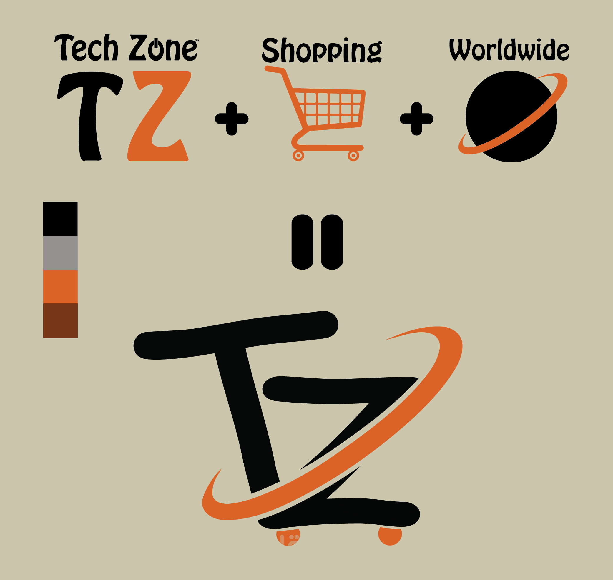 تطوير الهوية البصرية لعلامة TechZone