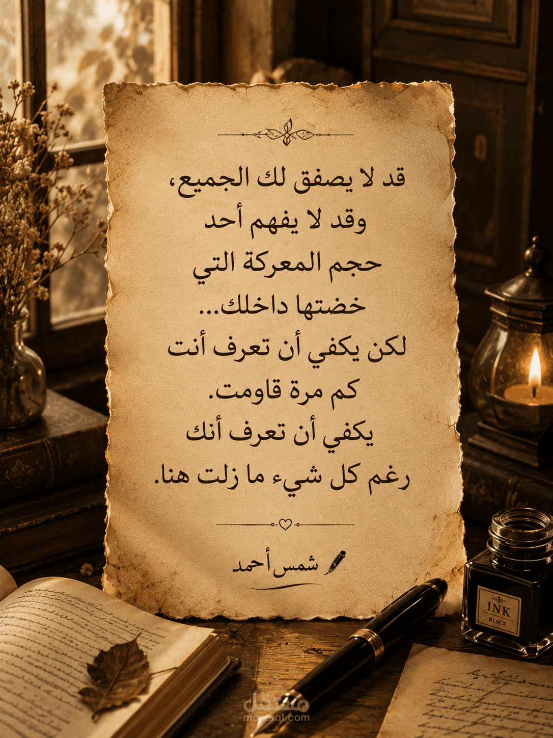 مجموعة اقتباسات أدبية من تأليفي