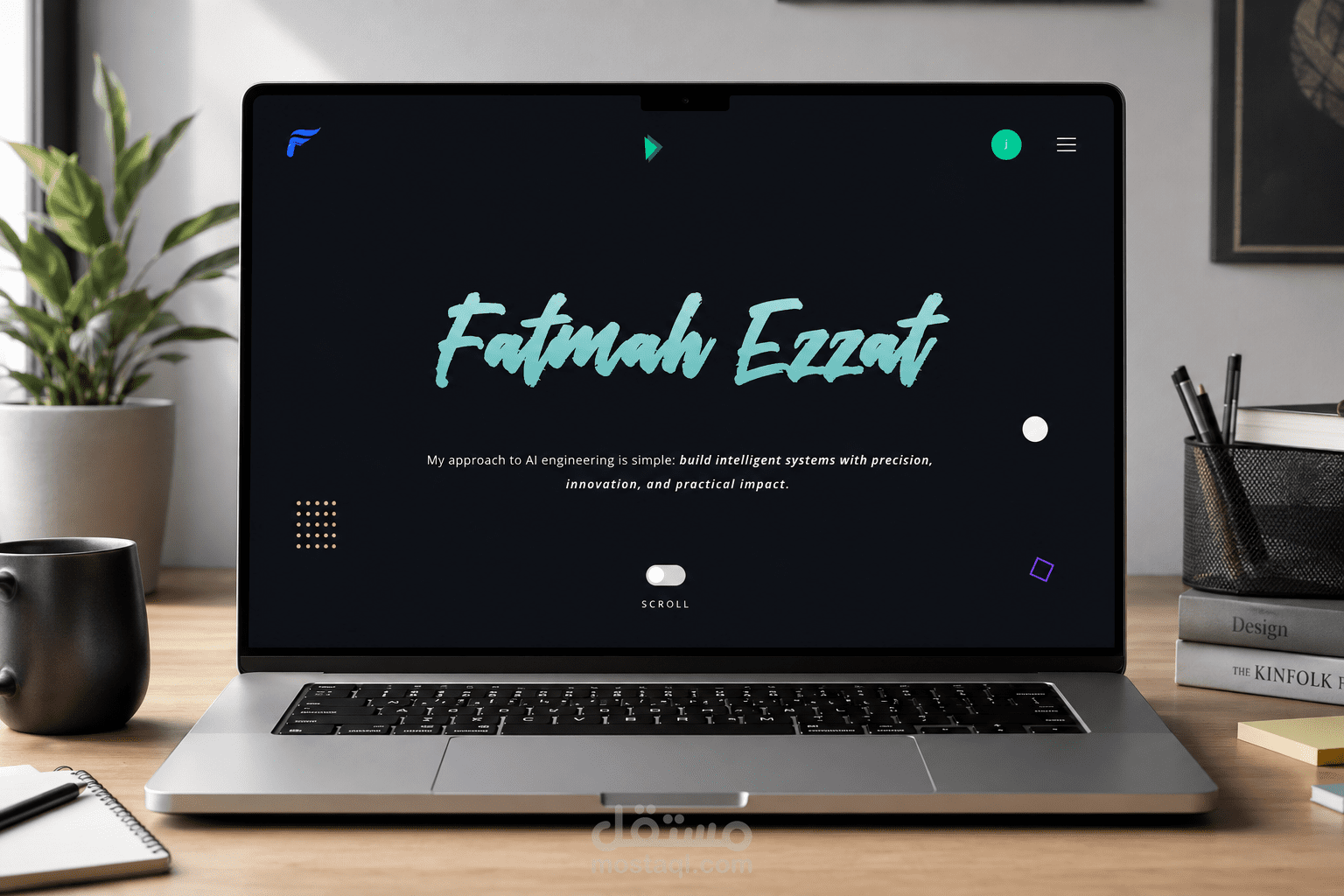 تصميم وتطوير Portfolio شخصي احترافي ومتجاوب