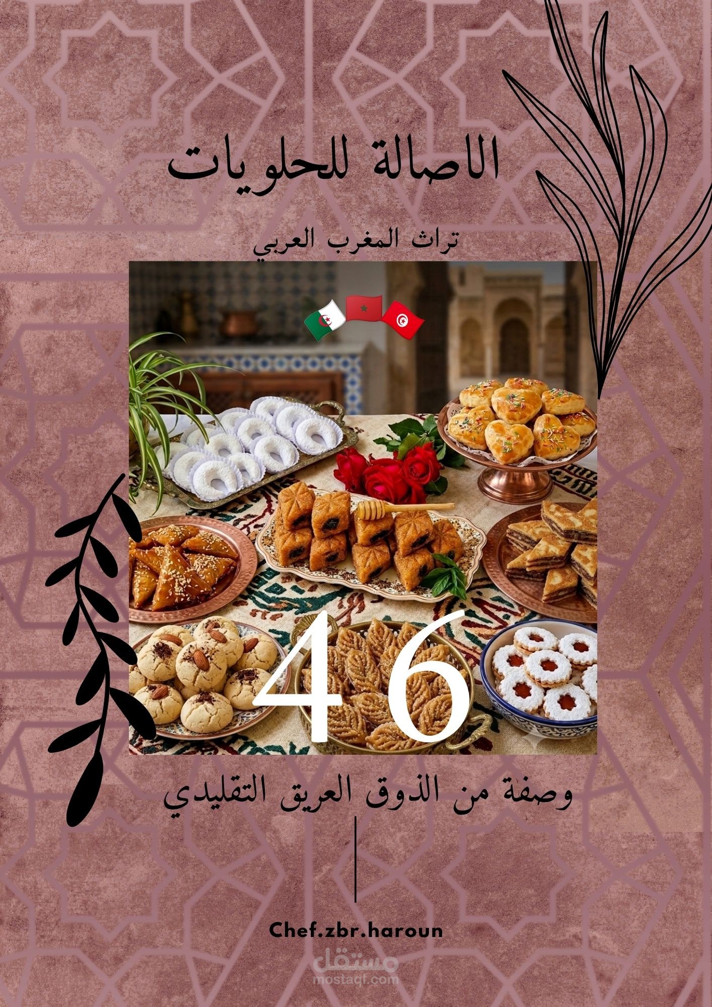 كتاب رقمي لصنع الحلويات (50 صفحة)