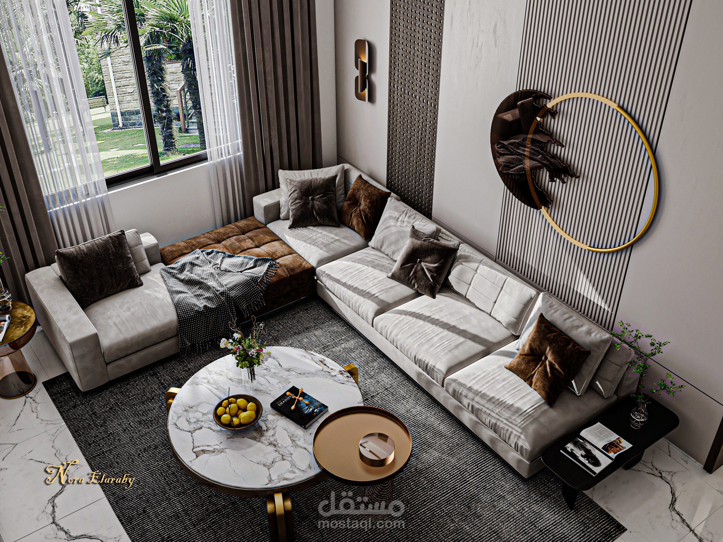 تصميم غرفه معيشه بالسعوديه