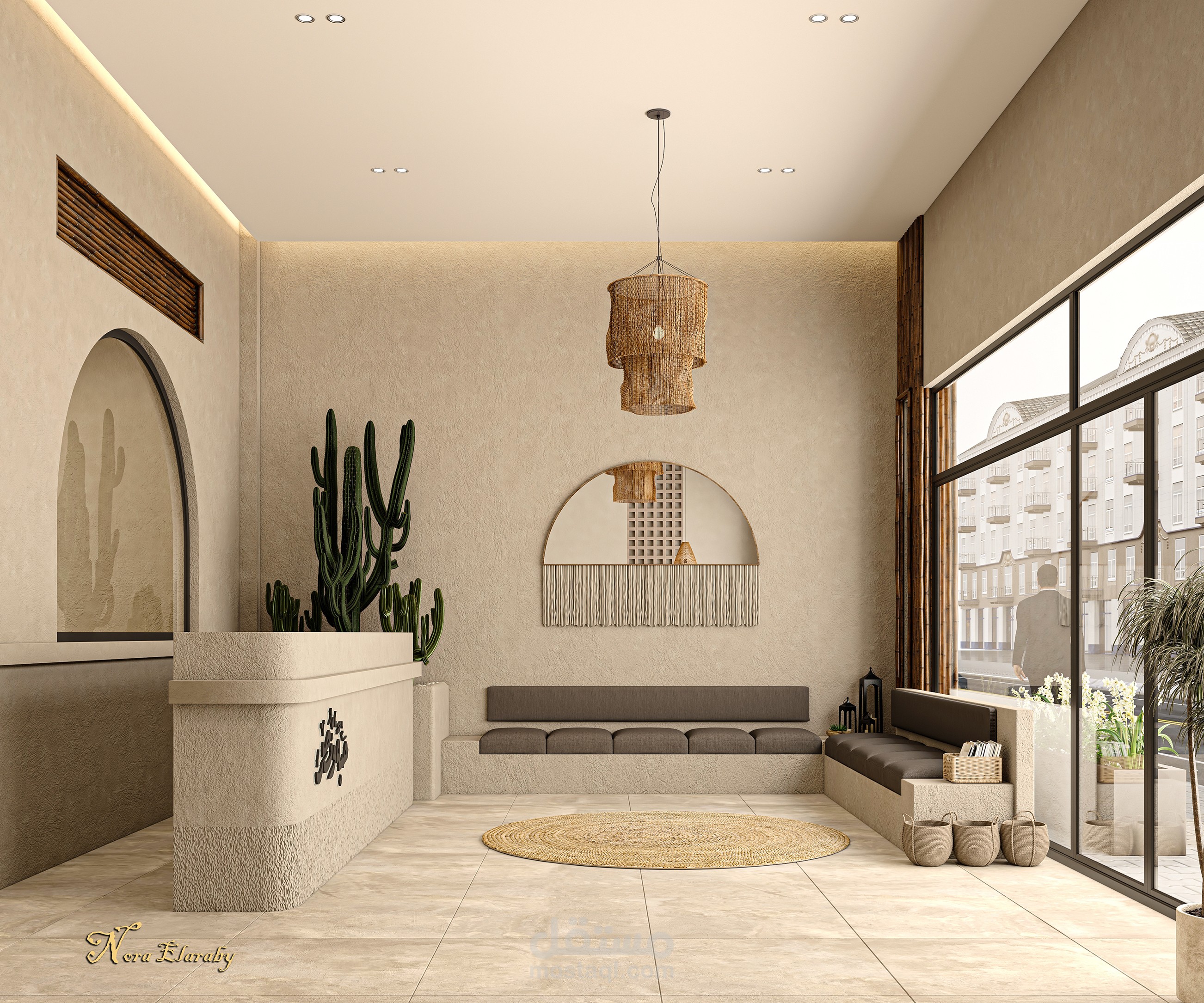 تصميم مطعم حبه ونص بالسعوديه