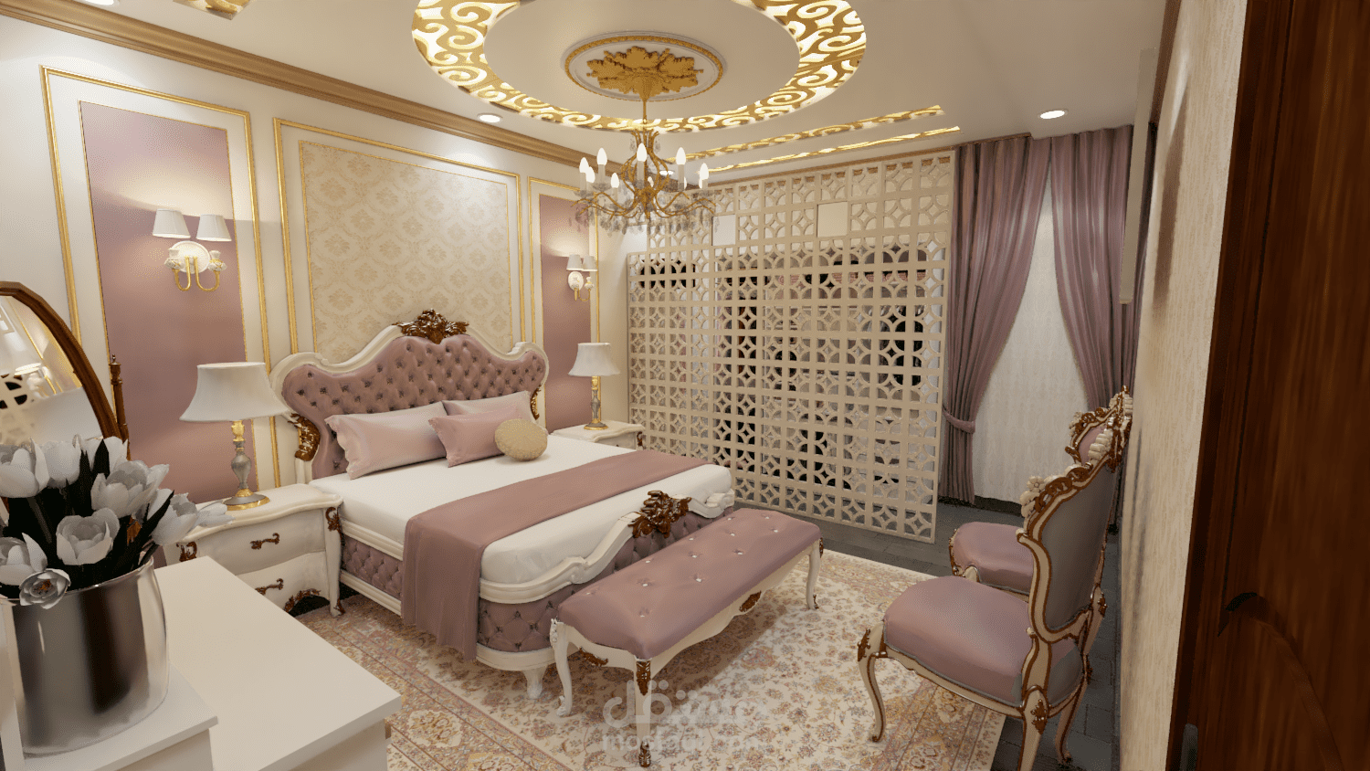 غرفة نوم عصرية