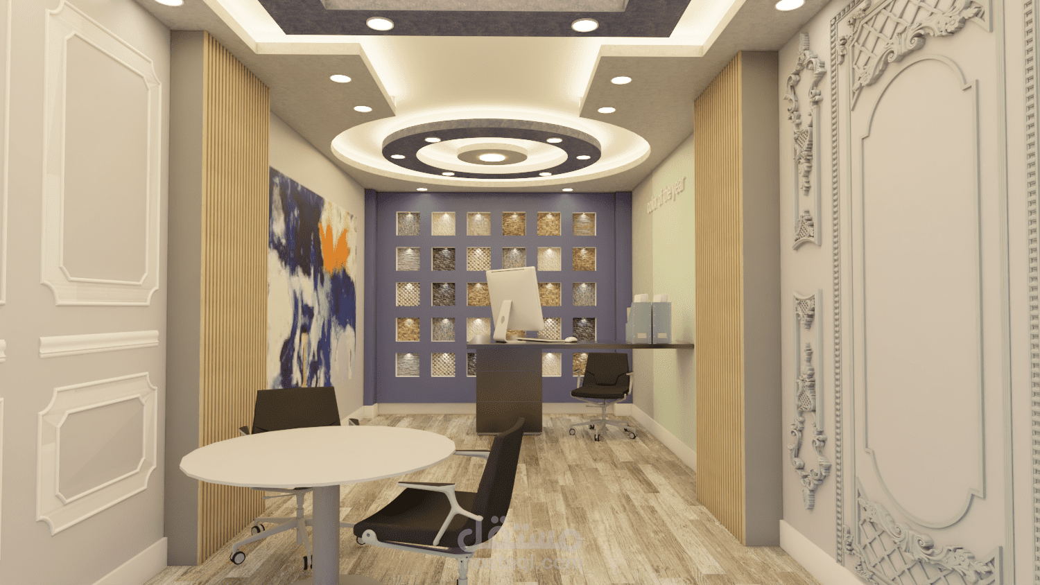 تصميم معرض دهانات