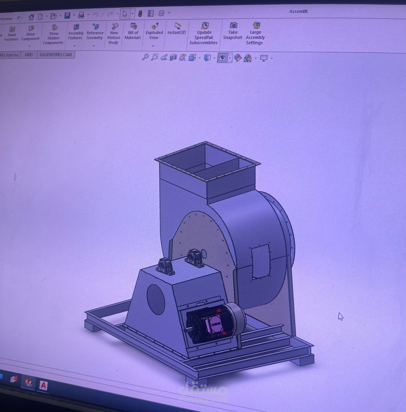 تصميم Blower