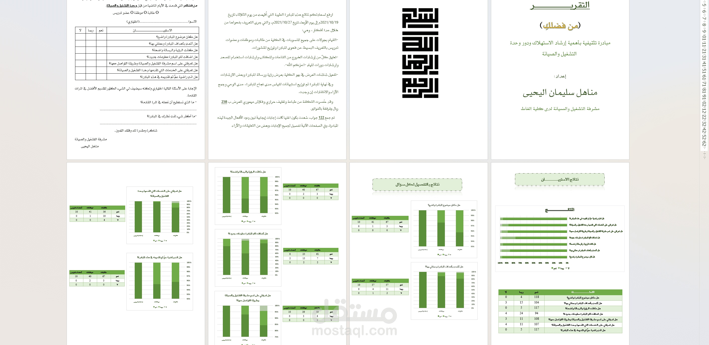 انشاء تقرير