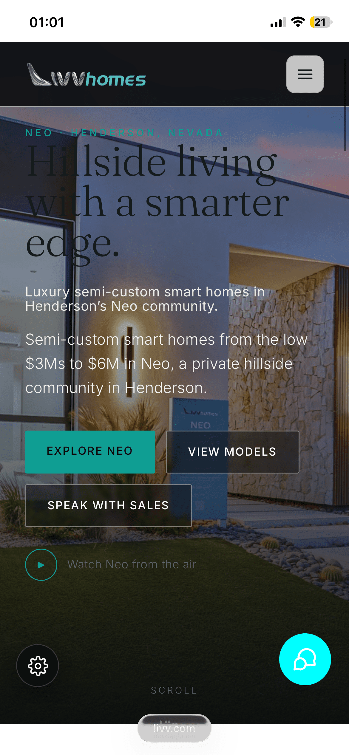 LIVV Homes — منصة بيع منازل ذكية فاخرة مع نظام إدارة العملاء المحتملين | livv.com
