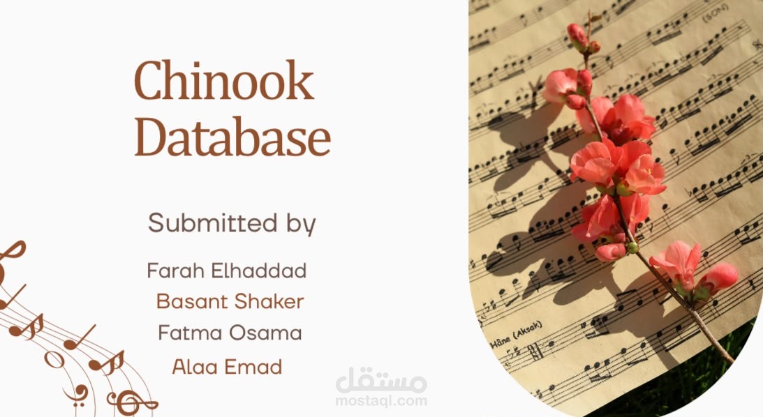 تحليل بيانات متجر وسائط رقمية وموسيقى باستخدام SQL (Chinook Database) (أو: تحليل المبيعات وسلوك العملاء لمتجر إلكتروني باستخدام قواعد البيانات SQL)