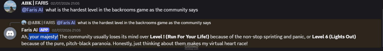 AI chatbot in discord server
