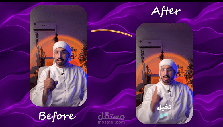 عمل فيديو لعرض عملي في المونتاج