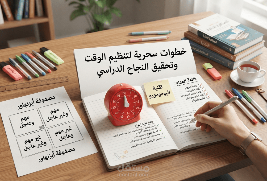 طرق سحرية لتنظيم الوقت وتحقيق النحاج الدراسي