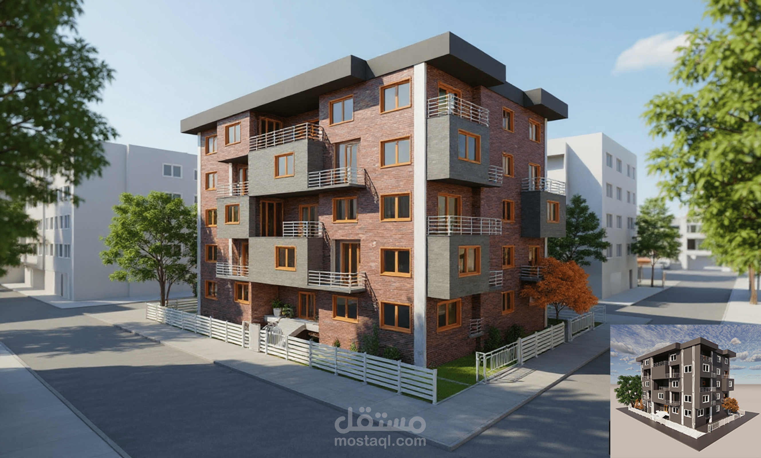 تصميم مبنى سكني